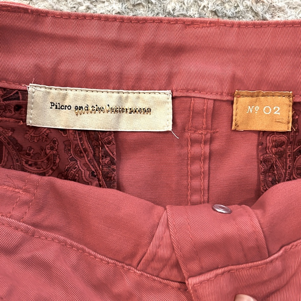 Pilcro Button-Front Women's Skirt from Anthropologie - Picture 2 of 3